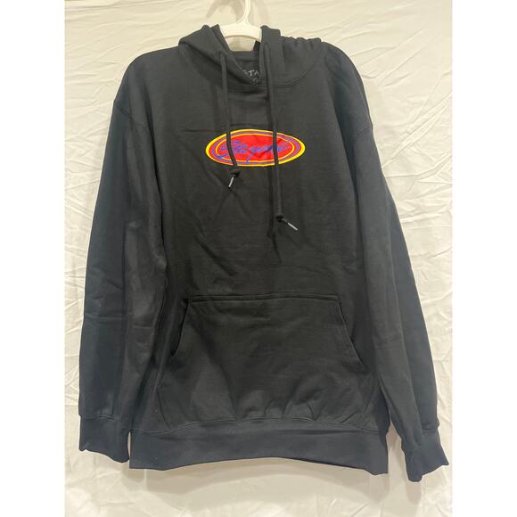 Stay Cool Hoodie Sweatshirt Black Men’s Large Graphic Print Basic Comfort - Picture 1 of 4